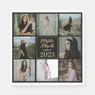 8 Foto   Afstuderen Jaar Napkins Servet
