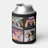 8 Foto Collage DIY Fun, speciaal gepersonaliseerd Blikjeskoeler (Blikje Voorkant)