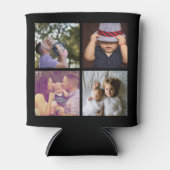 8 Foto Collage DIY Fun, speciaal gepersonaliseerd Blikjeskoeler (Voorkant)