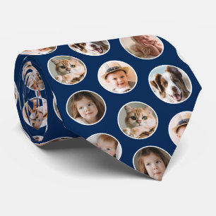 8-Foto Collage Halsdoek Stropdas