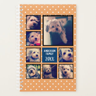 8 Foto-collage met schattige polka-punten - marine Planner