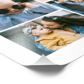 8 Foto Collage Modern Stylish Family | Blush Foto Afdruk (Hoek)