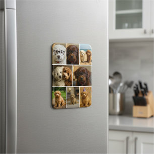 8 Foto Collage Persoonlijk Aangepast Magneet
