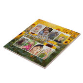 8 Foto "Grootouders maken het leven groot" Tegeltje (Zijkant)