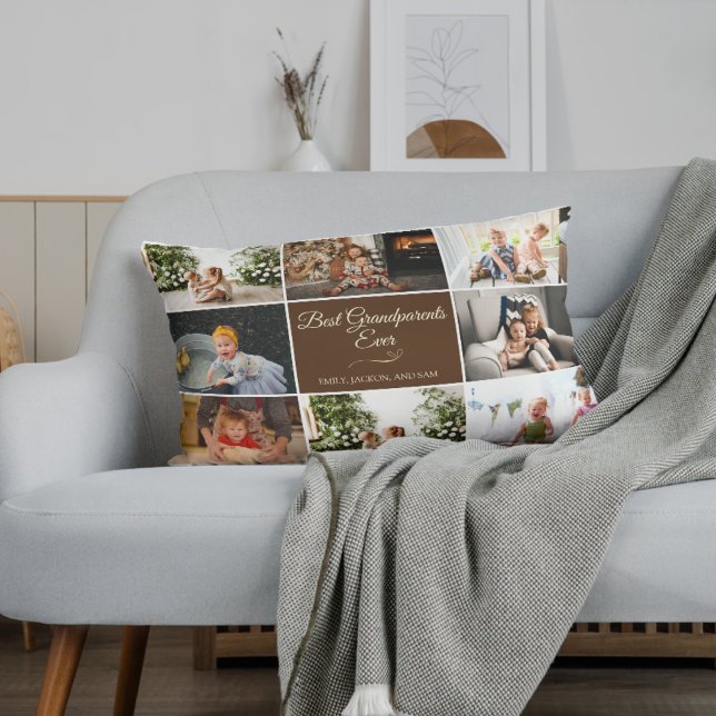 8 Foto Herinneringen Bruin Beste Grootouders Ooit Kussen (Creator heeft geüpload)