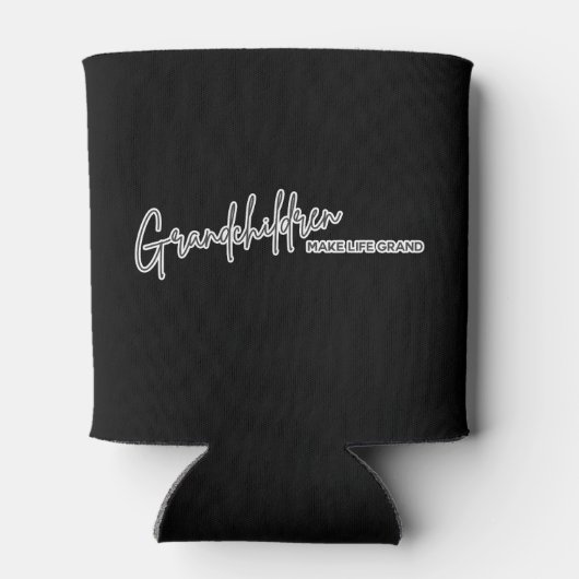 8 Foto "Kleinkinderen maken het leven groot" Blikjeskoeler (Achterkant)