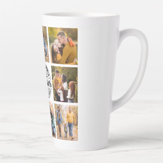 8 Fotocollage All Occasion World's Best Father Latte Mok (Rechts)