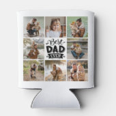 8 Fotocollage Alle Gelegenheden Beste Pap Ooit Blikjeskoeler (Achterkant)