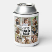 8 Fotocollage Alle Gelegenheden Beste Pap Ooit Blikjeskoeler (Blikje Achterkant)