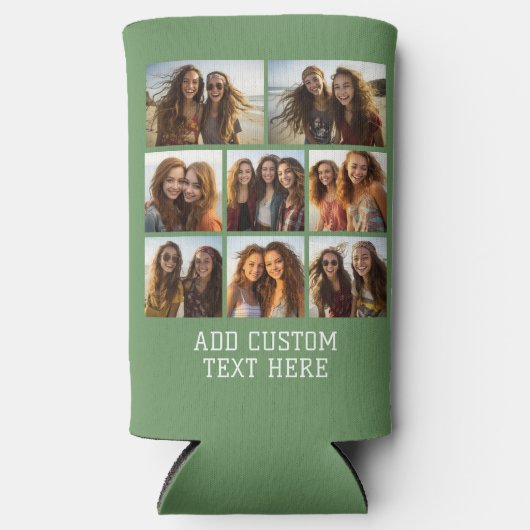 8 Fotocollage - Modern Minimal Green (Voorkant)