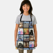 8 Fotocollage Volledige kleur Keepsake Gift Kinder Schort (Insitu)