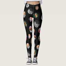 8 Fotopolka stip Sjabloon Circles Black Exercy