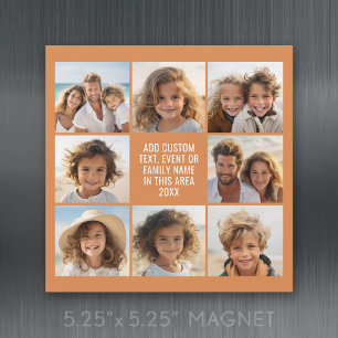 8 Fotosamenstelling - Aangepaste tekst - Magneet