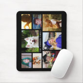 8 Fotosjabloon Collage met aangepaste tekst Mousep Muismat (Met muis)