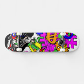 8 Graffiti Design Skateboard Deck 8 1/8" (Horz)