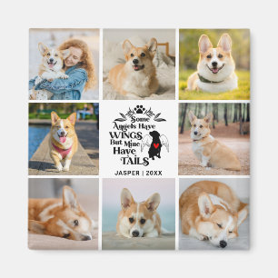 8 Herinnering aan verlies van fotocollage Pet Dog Magneet