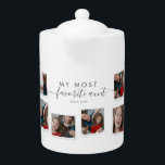 8 Huit Photo Collage Tante Moderne Famille Élégant<br><div class="desc">Découvrez notre produit de collage photo moderne et chic et personnalisé ! Cet article élégant vous permet de créer un collage unique et unique avec vos propres photos personnelles. Choisissez simplement vos instantanés ou photographie préférés, et ajoutez-les à notre modèle de collage photo préconçu. Notre modèle dispose d'une belle typographie...</div>
