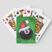 8-inch kerstgroen speelkaarten (Achterkant)