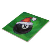 8-inch kerstgroen tegeltje (Zijkant)