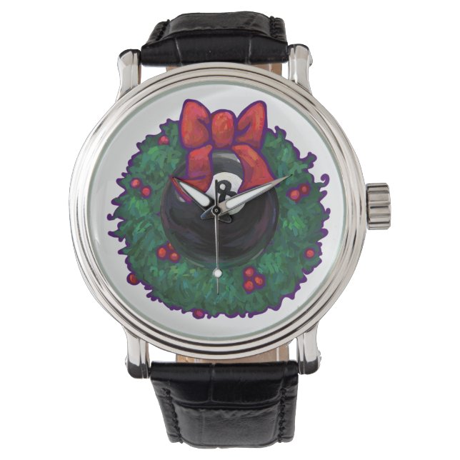 8-inch kerstmis horloge (Voorkant)