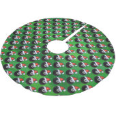 8-inch kerstmis kerstboom rok (Gekanteld)