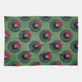 8-inch kerstmis theedoek (Horizontaal)