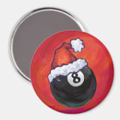 8-inch kerstrood Pet Magneet (Voorkant / Achterkant)