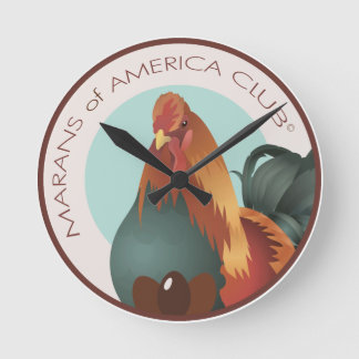 8-inch MOAC-Logo wandklok Ronde Klok