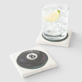 8-inch stenen onderzetter (Zijkant)