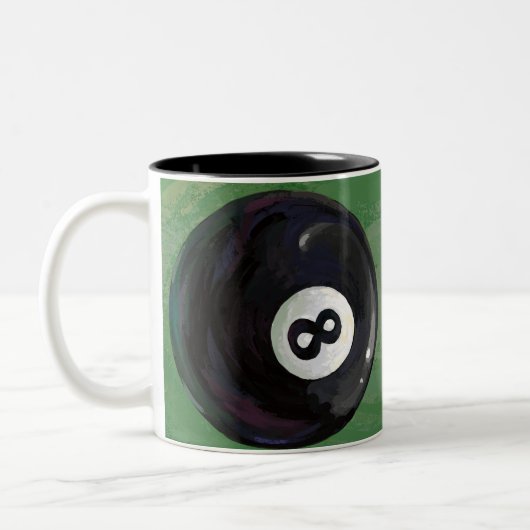 8-inch tweekleurige koffiemok (Links)