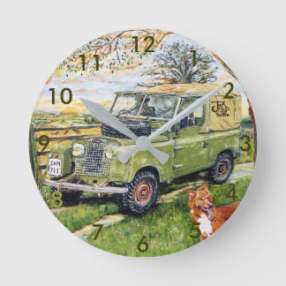 8-inch wandklok "BOERDERIJ"-ontwerp Ronde Klok