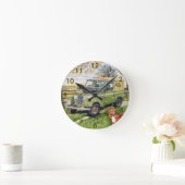 8-inch wandklok "BOERDERIJ"-ontwerp Ronde Klok (Huis)