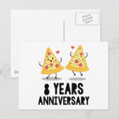 8 jaar getrouwd briefkaart (Voorkant / Achterkant)