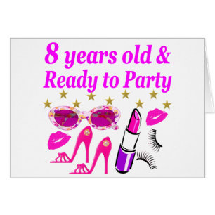 8 JAAR OUD EN KLAAR OM PRINCESS DESIGN TE FEESTEN