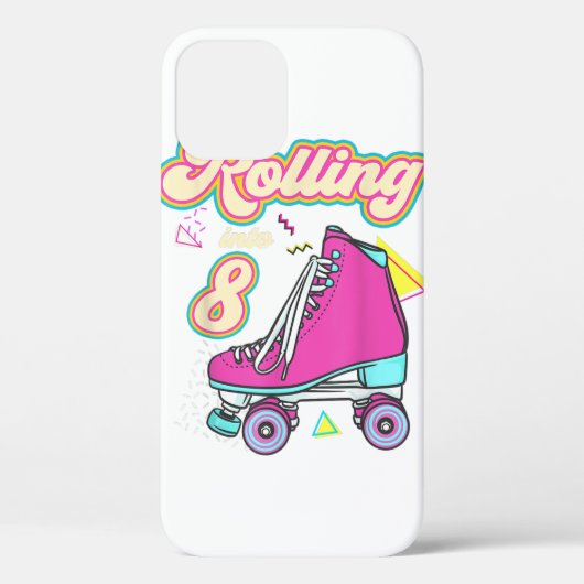 8 jaar oud Schaats van Roller, 8 jaar Case-Mate iPhone Case (Achterkant)