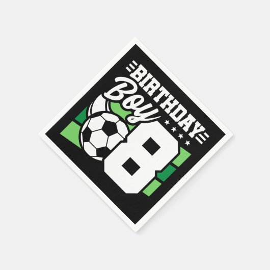 8 Jaar Oud Voetbal Football Feest 8e Verjaardag Jo Servet (Hoek)