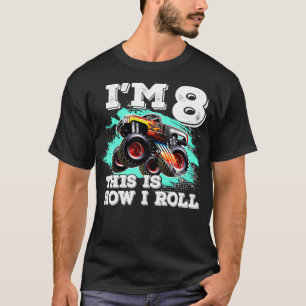 8 jaar oude dag boys monster Truck Dit is Ho T-shirt