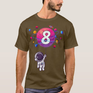 8 jaar oude geboorte 8 jaar oud cadeau t-shirt