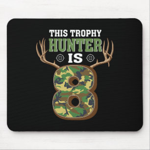8 jaar oude jager 8e geboortedag Deer Hunter Muismat