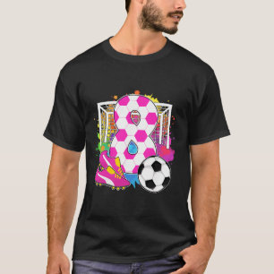 8 Jaar Verjaardag Meisje 8e Verjaardag Voetbal The T-shirt