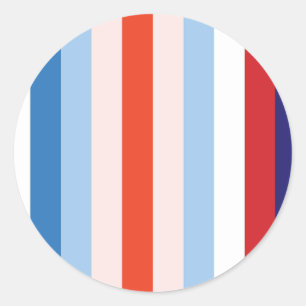 8 kleurencombinatie ronde sticker