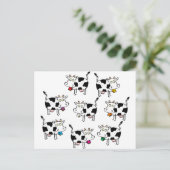 8 Koemvrouw Briefkaart (Staand voorkant)