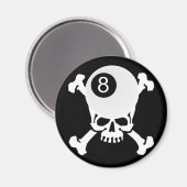 8 kogelschedel magneet (Voorkant / Achterkant)
