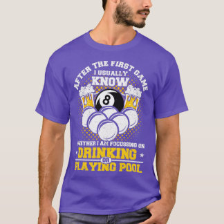 8 kogelwerende poel of Drink bieslook-billiar T-shirt