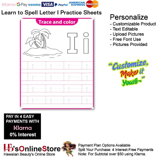 8 Learn To Spell Letter I Teacher Home Schooling