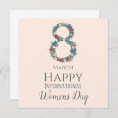 8 maart Internationale Vrouwendag (Voorkant / Achterkant)