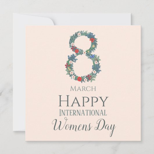 8 maart Internationale Vrouwendag (Voorkant)