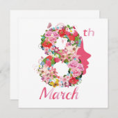 8 maart Internationale Vrouwendag (Voorkant / Achterkant)