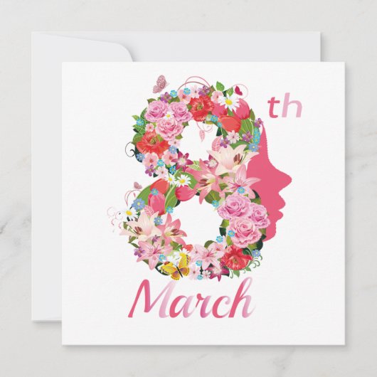 8 maart Internationale Vrouwendag (Voorkant)