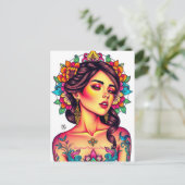 8 maart Internationale Vrouwendag Briefkaart (Staand voorkant)